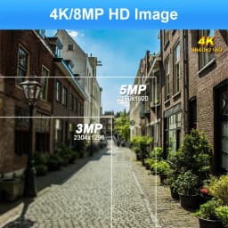 8MP 4K POE IP Camera Outdoor H.265 Onvif Dome 2.8mm-12mm Motorized Lens CCTV Security Protection Surveillance Cameras