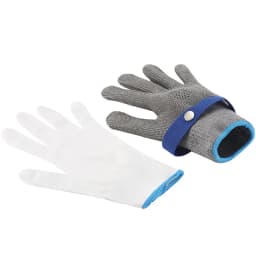1PCS Stainless Steel Glove Cut Resistant Glove 304 Resistant Stainless Steel Wire Metal Mesh Kitchen Butcher Cut-Resistant