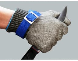 1PCS Stainless Steel Glove Cut Resistant Glove 304 Resistant Stainless Steel Wire Metal Mesh Kitchen Butcher Cut-Resistant
