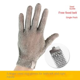 1PCS Stainless Steel Glove Cut Resistant Glove 304 Resistant Stainless Steel Wire Metal Mesh Kitchen Butcher Cut-Resistant