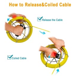 Cable Replacement of SYANSPAN Sewer Pipe Inspction Camera/ Drain Sewer Industrail Endoscope Camera 20/30/50/100/200M Borescope