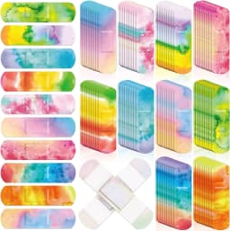 10pcs PE Waterproof Breathable Cartoon Band Aid for Children Cute Cartoon Sticker Plaster Color Elastic Bandage