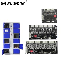 RS485 serial communication electric lock control board  intelligent vending machine locker door multi-channel control board