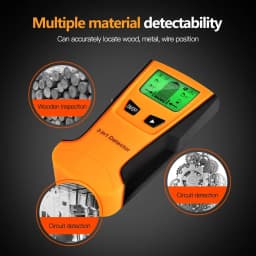 Wall Scanner Pipe Finder Pipe Wire Detector Live Wire Gadgets Detect Wall Electric Box Finder Digital 3 In 1 Sensor Wall Scanner