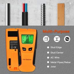Wall Scanner Pipe Finder Pipe Wire Detector Live Wire Gadgets Detect Wall Electric Box Finder Digital 3 In 1 Sensor Wall Scanner