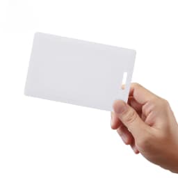 5Pcs RFID Clamshell Proximity H-ID Thick Card, Pure White Card, HID PROX II, T5577, 125Khz