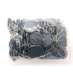 100pcs UID RFID Tag Keyfob for 1k s50 13.56MHz Writable Block 0 HF ISO14443A Used to Copy Cards
