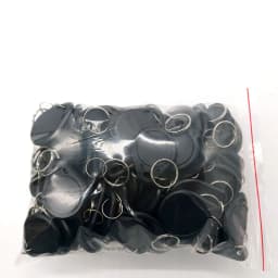 100pcs UID RFID Tag Keyfob for 1k s50 13.56MHz Writable Block 0 HF ISO14443A Used to Copy Cards