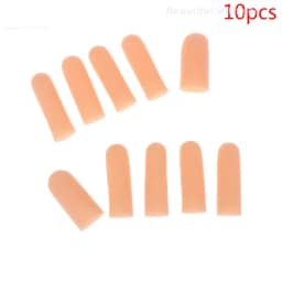 10pcs/set Silicone Gel Tube Hand Bandage Finger Protector Pain Relief Thumb Cap