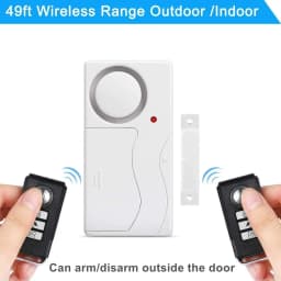New Door Window Burglar Alarm Sensor Wireless Remote Control Anti-Theft Alarm System Kit Home Security Door Open Detectors
