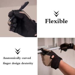 XYEHS Cadet Climbing Safety Work Gloves Palm & Fingertip Reinforced, Great Grip Comfortable Fit for Construction Outdoor Sports