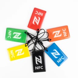 6pcs Rectangular 13.56MHz ISO14443A 144 Bytes NFC Ntag213 Epoxy Resin Tag Ntag 213 Smart Card Lable For All NFC Enabled Phone