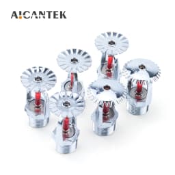 10PCS Bronze 68 Degrees Pendent Fire Sprinkler Head 1/2" DN15 Extinguishing System Protection For School Gym Public