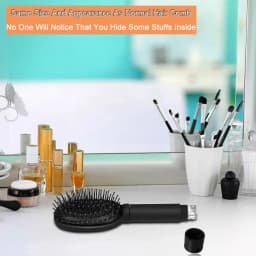 Creative Sight Secret Hair Comb Hidden Storage Compartment Travel Diversion Stash Safe Container Hide Cash Ring Necklace Key