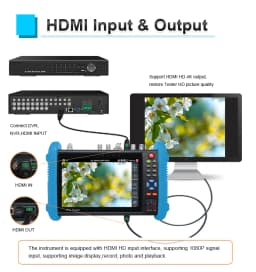 IPC-9800MOVTADHS Pro IPC Tester Support 8K IPC Camera And VGA 8MP AHD CVI TVI Test Wifi PTZ Cable Tester HDMI PoE CCTV Tester