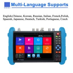 IPC-9800MOVTADHS Pro IPC Tester Support 8K IPC Camera And VGA 8MP AHD CVI TVI Test Wifi PTZ Cable Tester HDMI PoE CCTV Tester