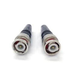 5/10pcs Solderless Bnc Straight Rubber Connectors Or Bnc 90 Degree Bent Rubber Wiring Male Q9 Surveillance Camera Plugs