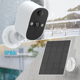 XVIM 1080P Solar Security Camera Wireless WiFi 2K Solar Battery Powered Camera HD Home Surveillance Protection