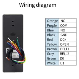 Waterproof Support Tuya App Access Control Keypad OTA Door Controller System RFID Keyboard WG26-44 56 58 APP Remote Door Opener