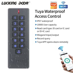 Waterproof Support Tuya App Access Control Keypad OTA Door Controller System RFID Keyboard WG26-44 56 58 APP Remote Door Opener