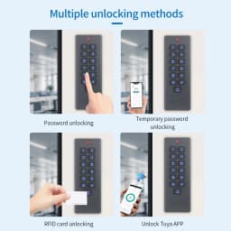 Waterproof Support Tuya App Access Control Keypad OTA Door Controller System RFID Keyboard WG26-44 56 58 APP Remote Door Opener