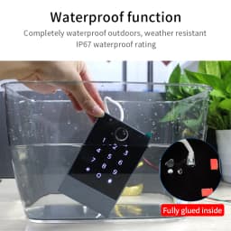 NFC 2.4GHz WiFi+Bluetooth TTLOCK APP Access Control Rfid Keypad Metal Waterproof Door Lock Opener Outdoor Door Entry Keyboard