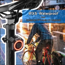 Awapow Bicycle Alarm Remote Control Bike Anti Theft Vibration Alarm 110dB Motorcycle Bicycle Detector USB Rechargeable