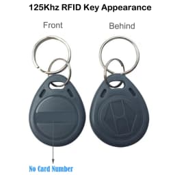 100pcs/Iot EM4305 T5577 125khz Copy Rewritable Writable Rewrite Keyfob RFID Tag Key Ring Card Proximity Token Badge Duplicate