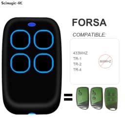 For FORSA RT1 RT2 RT4 Garage Door Remote Control 433.92MHz Rolling Code Compatible With ROPER NEO10 NEO20 NEO1DCS NEO2DCS