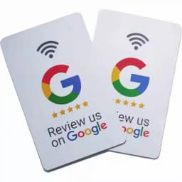 Reusable Nfc For Google Comment Review Tap Cards 13.56mhz Google Nfc Tag All Phones Compatible Smart Business Reviews Card