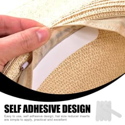 10Pcs Hat Size Tape Reducer Foam Reducing Tape Hat Reducer Inserts Self Adhesive Hats Caps Make Sweatband Hat Sizing Reducers