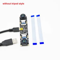 Dual Lens Synchronous USB Camera Module,Same Frame Rate 30fps,2560x720,Baseline Adjustable, 3D Stereo VR Webcam 720P,Fixed Focus