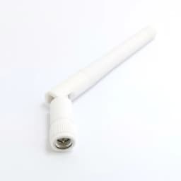 JIENUO CCTV Camera Accessorie 2.4G White Wireless Antenna External Network Booster WLAN RP-SMA Connector Support Router Wifi Cam