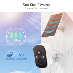 Techage 3MP Wireless Solar Battery IP Camera Outdoor Security WiFi PIR Camera Two Way Audio Human Detection Support Alex