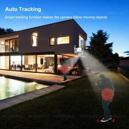 Yoosee 4K 8MP Dual Lens Dual Screens Color Night Vision Motion Detection Two Way Audio Outdoor Waterproof Wifi Security Camera