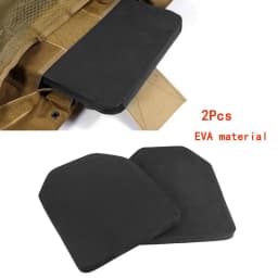2PCS Airsoft Tactical Vest EVA Plates For Body Armor Carrier Vests Insert Foam SAPI Shock Plate Hunting Paintball CS War Game