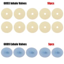 5-10pcs Replaceable 6893 Inhale Valves 6889 Exhale Valves For 6200/7502/6800 Respirator Silica Gel 6200 Mask Accessories Replace