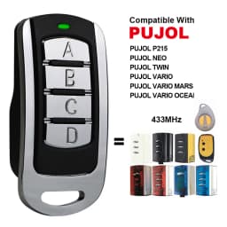 SMG-008 Garage Remote Control Compatible With PUJOL VARIO MARS OCEAN MARTE P215 NEO TWIN 433.92MHz