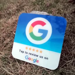 NFC Chip Google Reviews stickers Acrylic QR Code NFC Menu Contactless Sign Social Media Google Review Plate