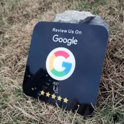 NFC Chip Google Reviews stickers Acrylic QR Code NFC Menu Contactless Sign Social Media Google Review Plate