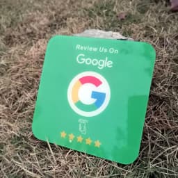 NFC Chip Google Reviews stickers Acrylic QR Code NFC Menu Contactless Sign Social Media Google Review Plate