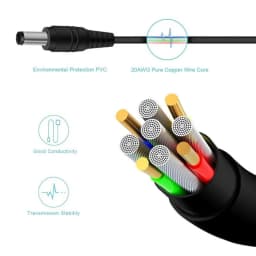 DC 12V Power Adapter Extension Cable 3/5/10/30M 5.5 * 2.1mm Male Female Power Cord Extend Wire Cable For CCTV Camera Router 