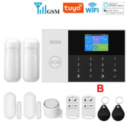 YAOSHENG Security-Protection TUYA Smart Home Alarm System 2G 433MHz WiFi GSM Wireless House App Control Sets PG105