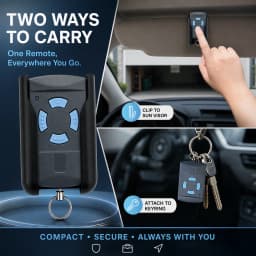 For HORMANN HSM4 868mhz Pilot HSE2 HSE4 HS4 Garage Gate Remote Control HSM2 Handheld Transmitter Command with Keychain 868.35mhz