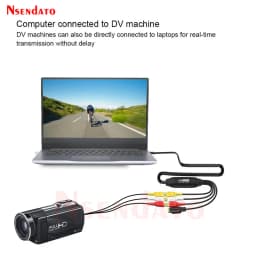 USB AV Recorder Video Audio Capture Box 1080p 30hz VHS TV DVD VCR Audio Capture Card Adapter RCA To USB Video Converter for Mac