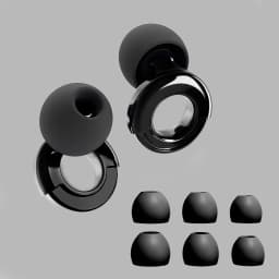 HUAK Loop Quiet Ear Plugs – Silicone Noise Filtering, Noise Reduction for Sleeping, Swimming & Motorbike