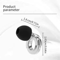 HUAK Loop Quiet Ear Plugs – Silicone Noise Filtering, Noise Reduction for Sleeping, Swimming & Motorbike