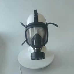 Black MF14 Full Face Gas Mask Military Chemical Respirator Natural Rubber For Painting Spraying Welding Work Safety Protection