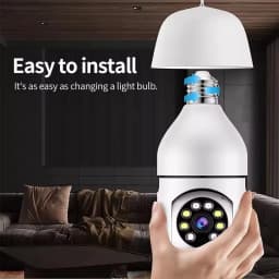 E27 Surveillance Camera Full Color Night Vision Automatic Human Tracking Zoom Indoor Security Monitor Wifi Miini IP Camera
