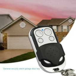 433MHz Smart Copy Duplicator Metal Push Button Remote Control Transmitter ABCD 4Button Garage Door Opener Remote 1pc